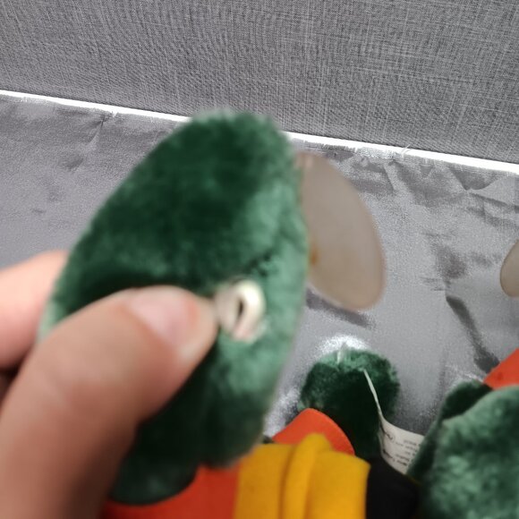 Vtg 1988 TMNT Michelangelo Window Plush Suction Cups Playmates Turtles 80s Toy - Picture 7 of 11